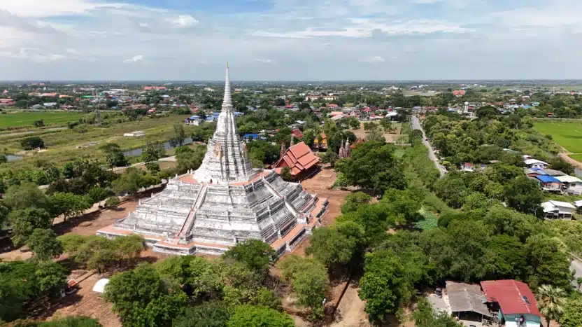 Ayutthaya, Thailand: Travel Guide & Temples 1 Wat Phu Khao Thong Ayutthaya temple view