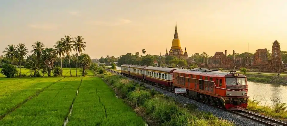 Ayutthaya train from Bangkok